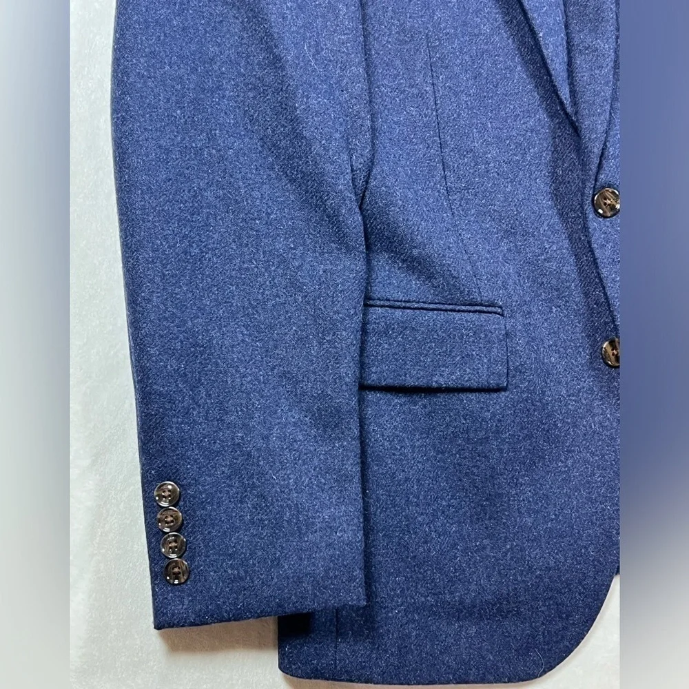 NWT J. Crew 38R Thompson Blazer Wool Blend Navy 2 Button Vented Sport Coat Lux